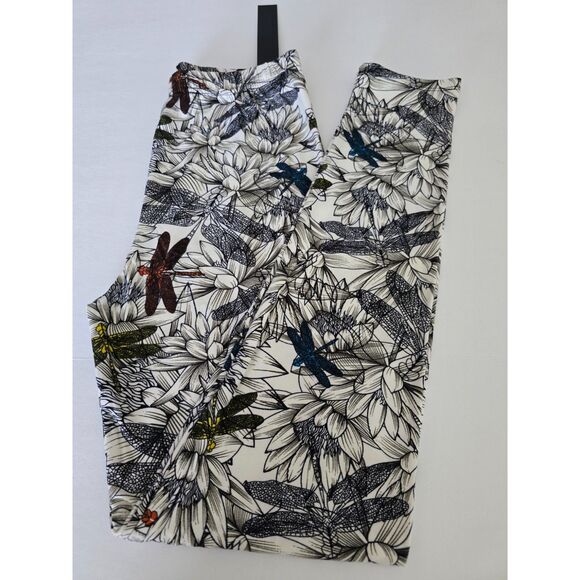 XPlus Size Dragonfly Print Full Length Slim Fit Leggings with High Elastic - Picture 9 of 9